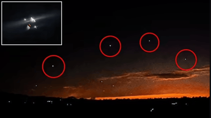 Daily Mail Picture of Drone sightings in New Jersey