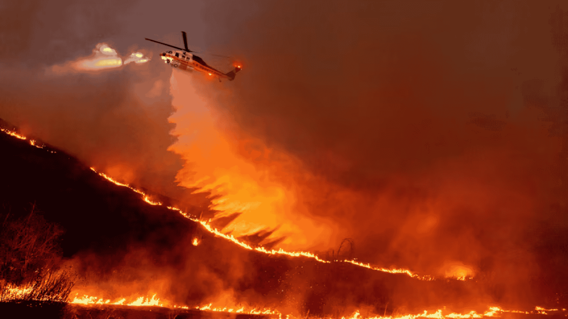 Snapshot of the LA fires from ABC News