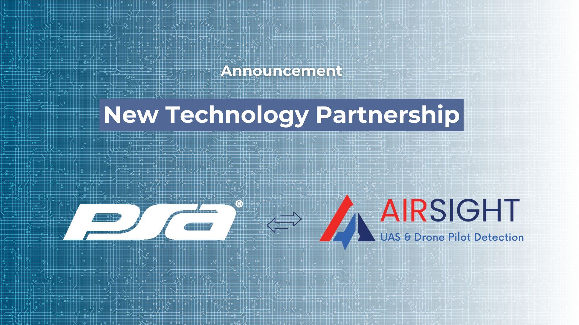 PSA Airsight Partnership announcement header